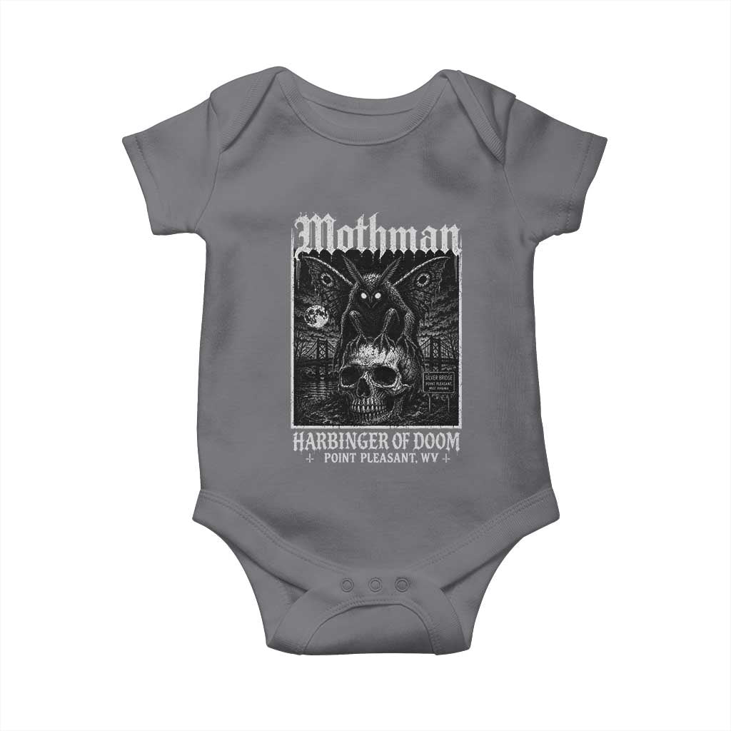 Mothman Harbinger of Doom Point Pleasant WV Baby Onesie Gothic Horror Cryptid Creature