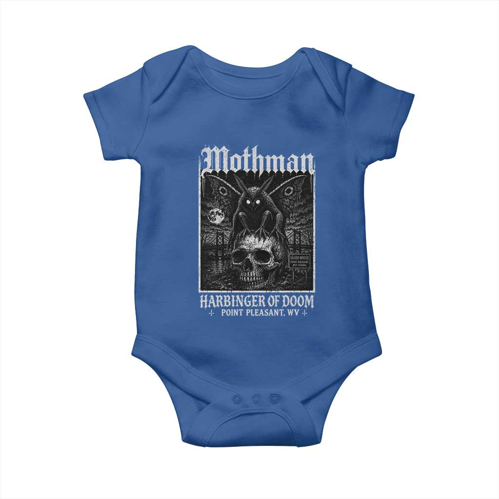 Mothman Harbinger of Doom Point Pleasant WV Baby Onesie Gothic Horror Cryptid Creature