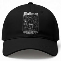 Mothman Harbinger of Doom Point Pleasant WV Baseball Cap Gothic Horror Cryptid Creature