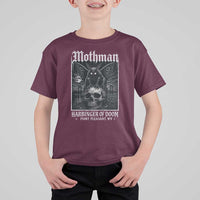 Mothman Harbinger of Doom Point Pleasant WV T Shirt For Kid Gothic Horror Cryptid Creature