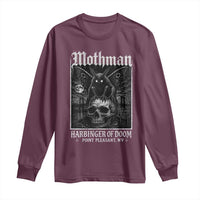 Mothman Harbinger of Doom Point Pleasant WV Long Sleeve Shirt Gothic Horror Cryptid Creature