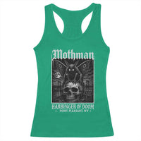 Mothman Harbinger of Doom Point Pleasant WV Racerback Tank Top Gothic Horror Cryptid Creature