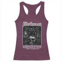 Mothman Harbinger of Doom Point Pleasant WV Racerback Tank Top Gothic Horror Cryptid Creature