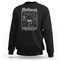 Mothman Harbinger of Doom Point Pleasant WV Sweatshirt Gothic Horror Cryptid Creature