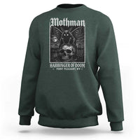 Mothman Harbinger of Doom Point Pleasant WV Sweatshirt Gothic Horror Cryptid Creature