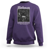 Mothman Harbinger of Doom Point Pleasant WV Sweatshirt Gothic Horror Cryptid Creature