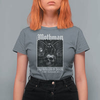 Mothman Harbinger of Doom Point Pleasant WV T Shirt For Women Gothic Horror Cryptid Creature