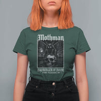 Mothman Harbinger of Doom Point Pleasant WV T Shirt For Women Gothic Horror Cryptid Creature