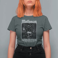 Mothman Harbinger of Doom Point Pleasant WV T Shirt For Women Gothic Horror Cryptid Creature