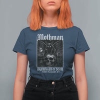 Mothman Harbinger of Doom Point Pleasant WV T Shirt For Women Gothic Horror Cryptid Creature