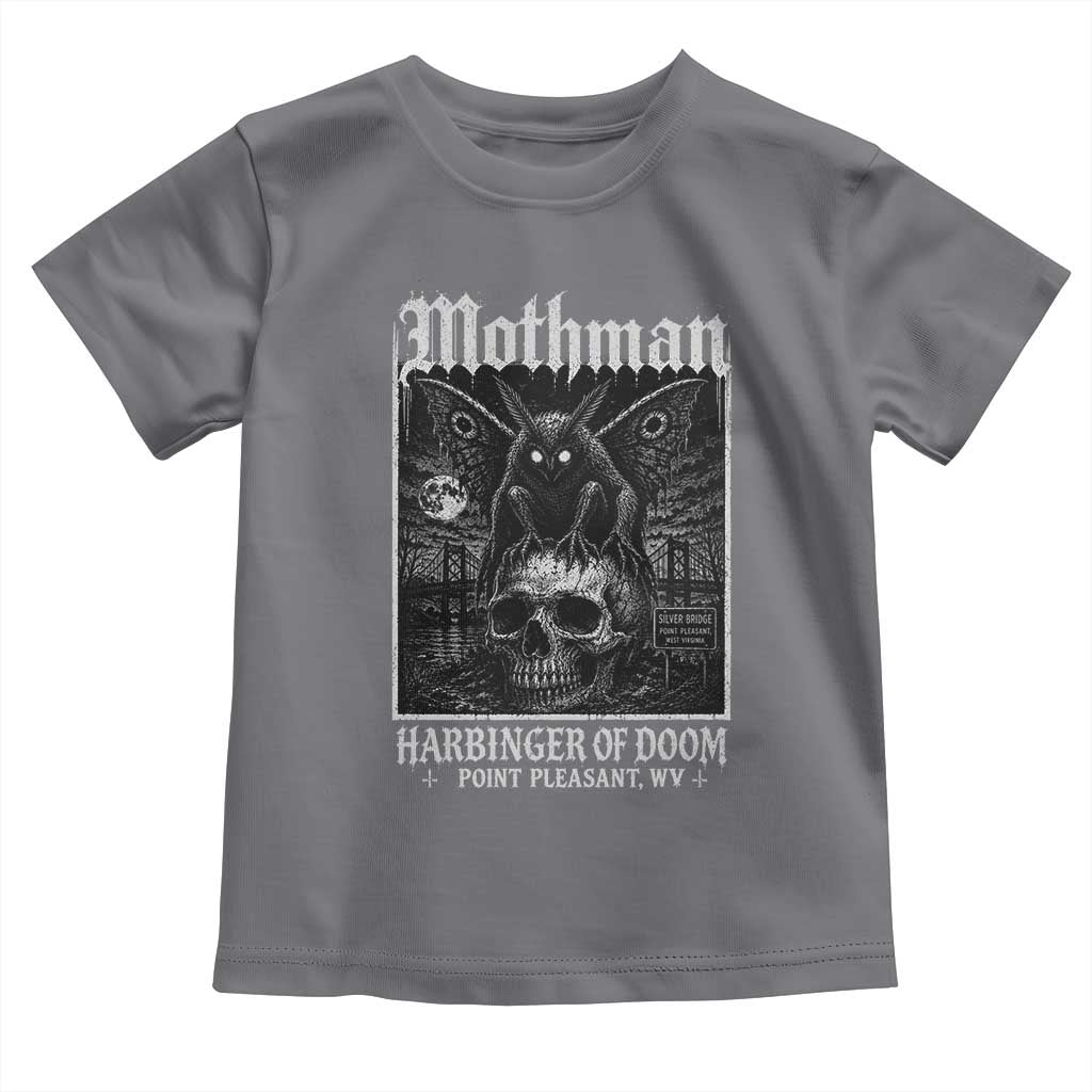 Mothman Harbinger of Doom Point Pleasant WV Toddler T Shirt Gothic Horror Cryptid Creature