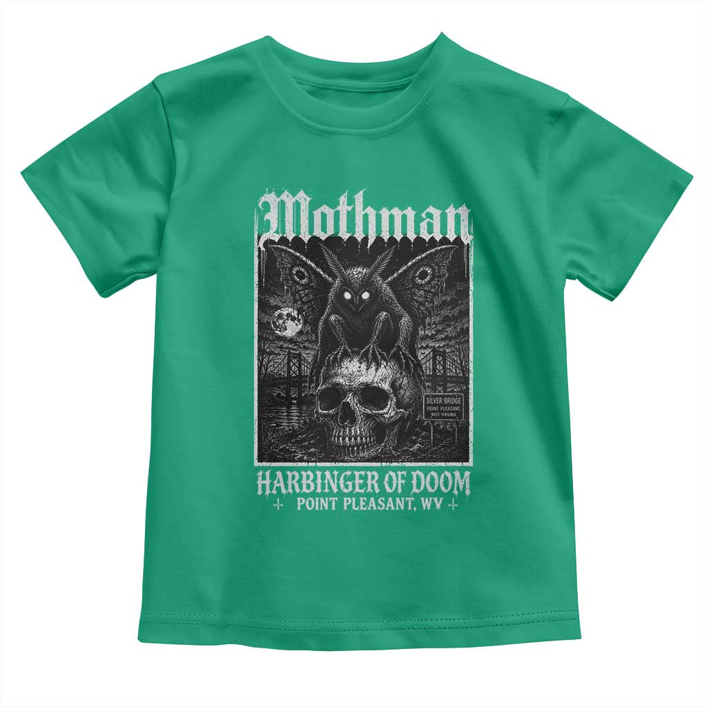 Mothman Harbinger of Doom Point Pleasant WV Toddler T Shirt Gothic Horror Cryptid Creature