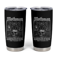 Mothman Harbinger of Doom Point Pleasant WV Tumbler Cup Gothic Horror Cryptid Creature