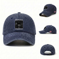 Mothman Harbinger of Doom Point Pleasant WV Washed Cotton Baseball Cap Gothic Horror Cryptid Creature