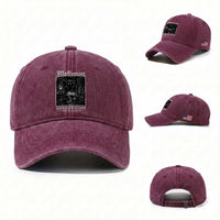 Mothman Harbinger of Doom Point Pleasant WV Washed Cotton Baseball Cap Gothic Horror Cryptid Creature
