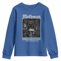 Mothman Harbinger of Doom Point Pleasant WV Youth Sweatshirt Gothic Horror Cryptid Creature