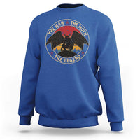 Funny Mothman The Man The Moth The Legend Sweatshirt Retro Folklore Creepy Cryptid