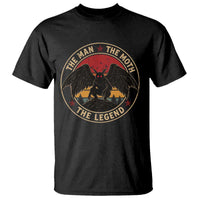 Funny Mothman The Man The Moth The Legend T Shirt Retro Folklore Creepy Cryptid