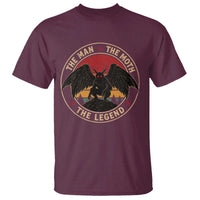 Funny Mothman The Man The Moth The Legend T Shirt Retro Folklore Creepy Cryptid