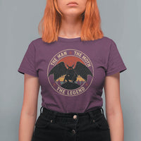 Funny Mothman The Man The Moth The Legend T Shirt For Women Retro Folklore Creepy Cryptid