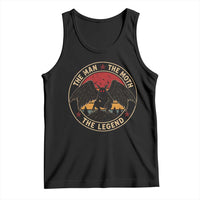 Funny Mothman The Man The Moth The Legend Tank Top Retro Folklore Creepy Cryptid