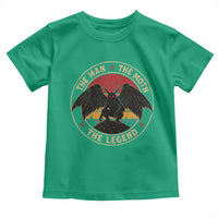Funny Mothman The Man The Moth The Legend Toddler T Shirt Retro Folklore Creepy Cryptid