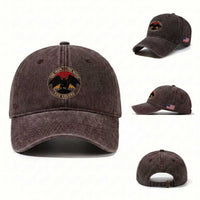 Funny Mothman The Man The Moth The Legend Washed Cotton Baseball Cap Retro Folklore Creepy Cryptid