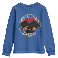 Funny Mothman The Man The Moth The Legend Youth Sweatshirt Retro Folklore Creepy Cryptid