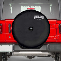 Husband Est 2026 Spare Tire Cover Just Married Couple Matching Wedding Honeymoon