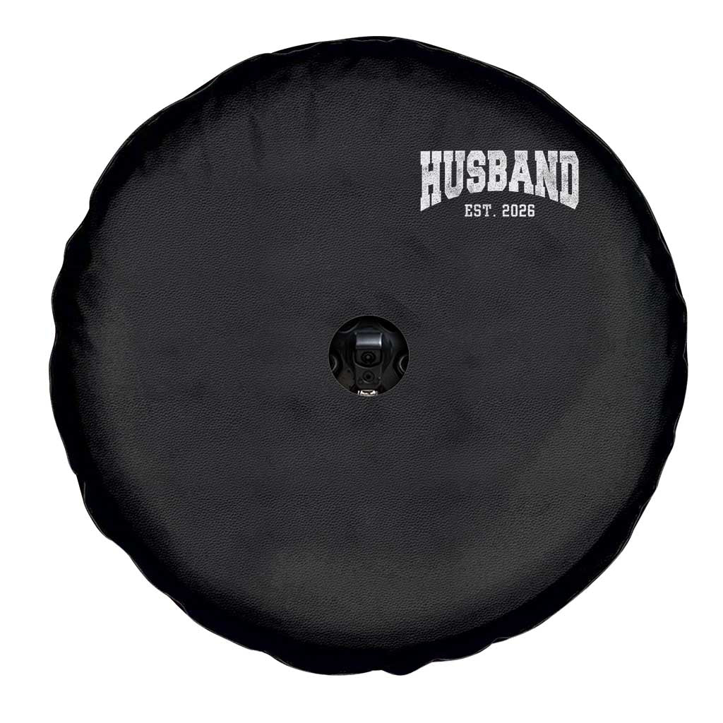 Husband Est 2026 Spare Tire Cover Just Married Couple Matching Wedding Honeymoon