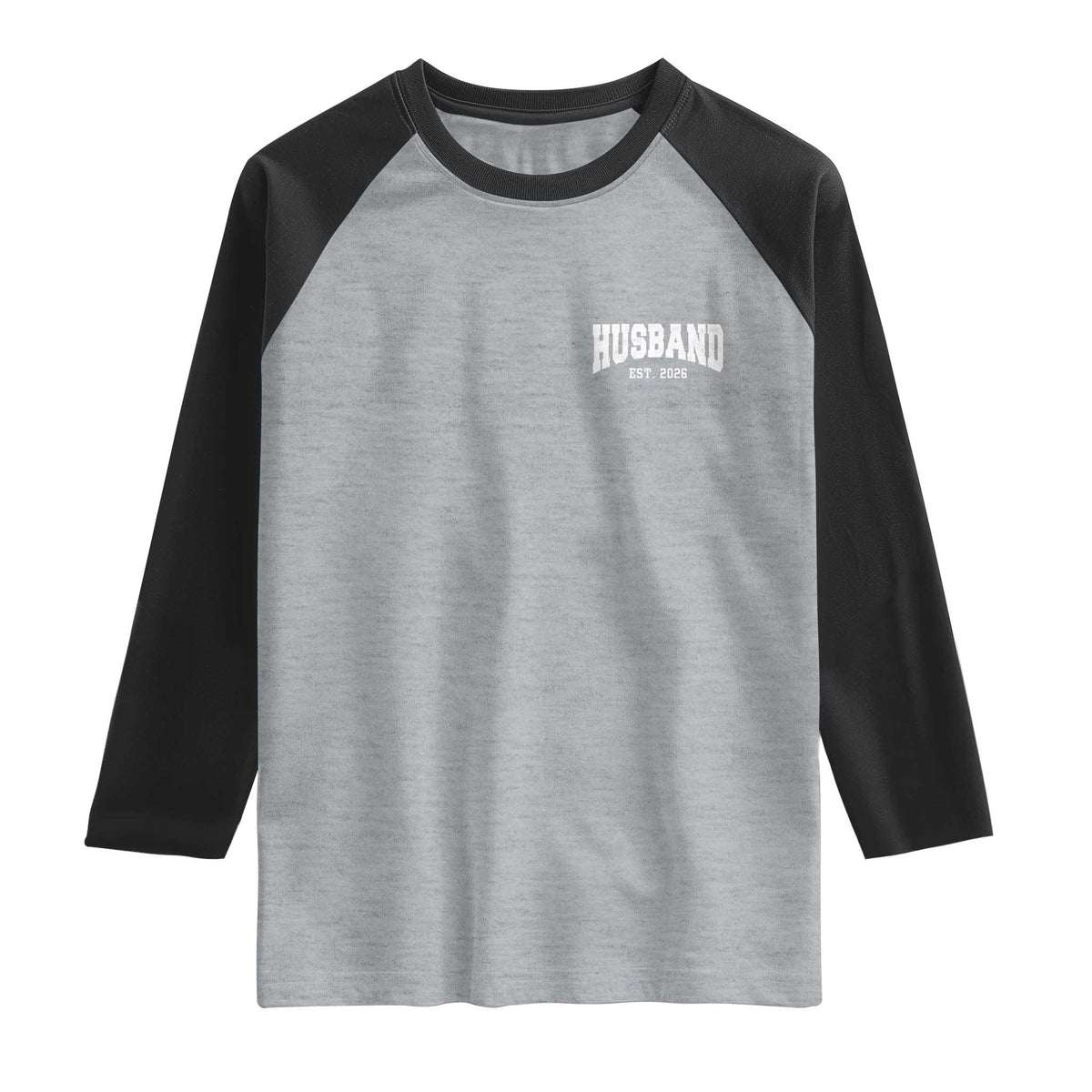 Husband Est 2026 Raglan Shirt Just Married Couple Matching Wedding Honeymoon