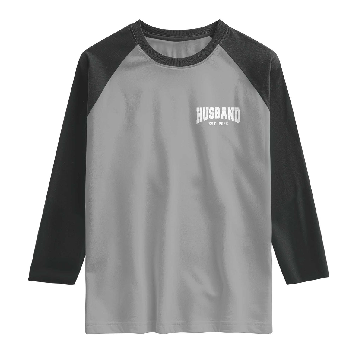 Husband Est 2026 Raglan Shirt Just Married Couple Matching Wedding Honeymoon