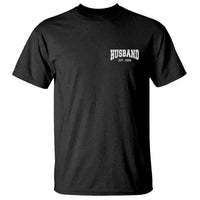 Husband Est 2026 T Shirt Just Married Couple Matching Wedding Honeymoon