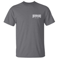Husband Est 2026 T Shirt Just Married Couple Matching Wedding Honeymoon
