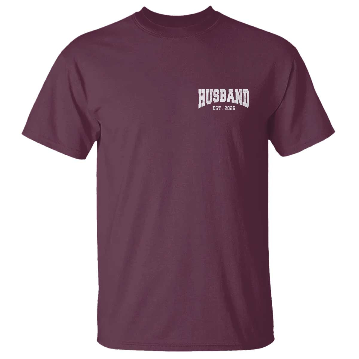 Husband Est 2026 T Shirt Just Married Couple Matching Wedding Honeymoon