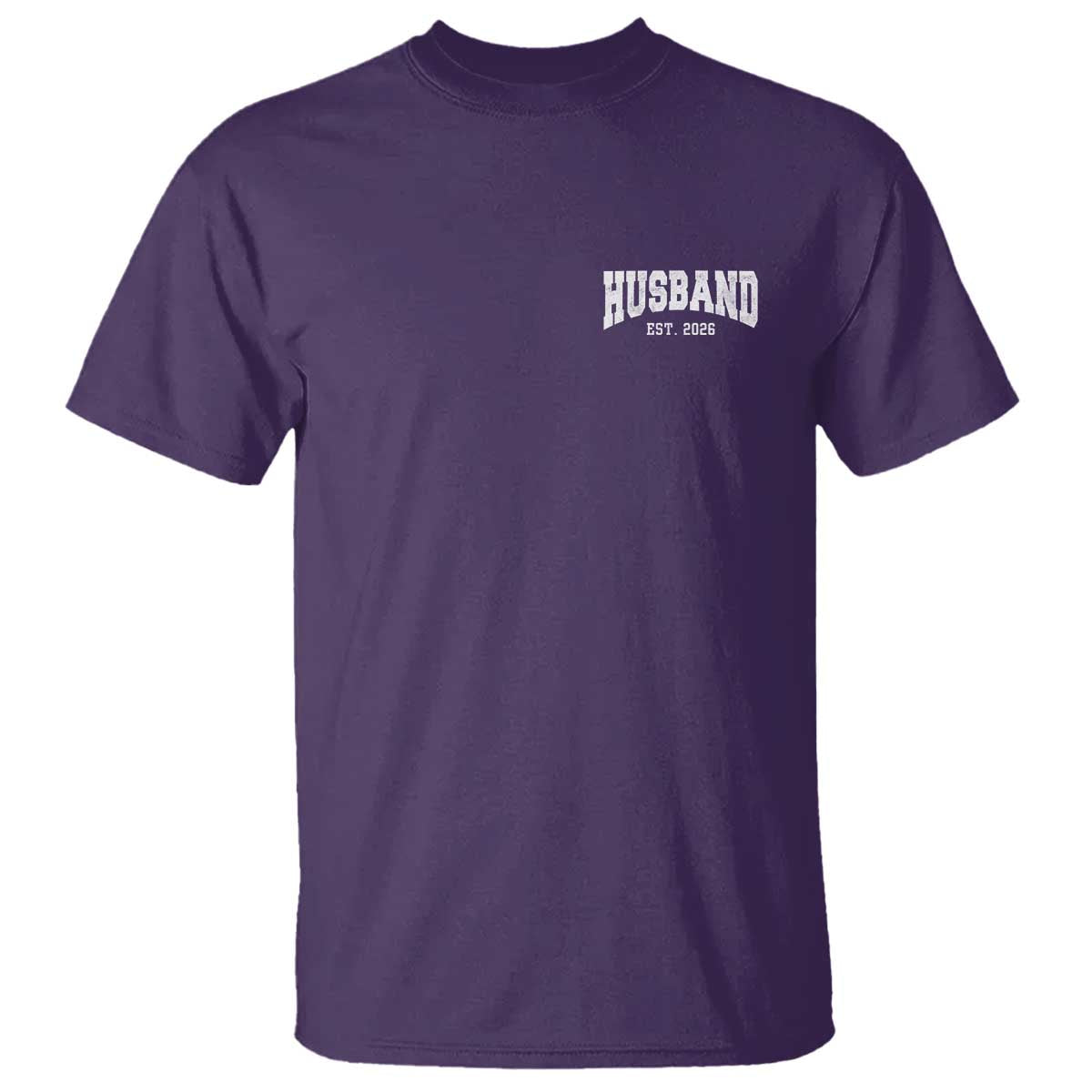 Husband Est 2026 T Shirt Just Married Couple Matching Wedding Honeymoon