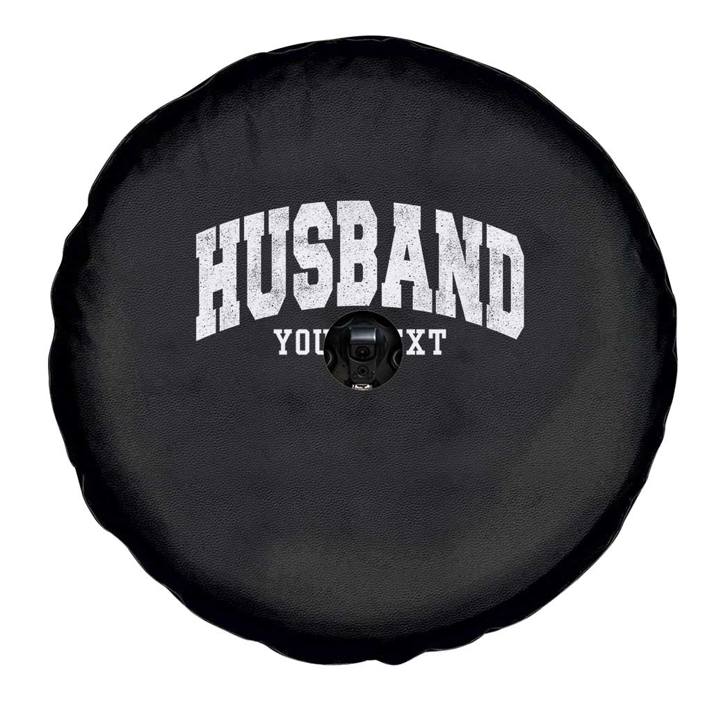 Personalized Husband Spare Tire Cover Custom Text Name Hubby Marriage Anniversary Couple Gift