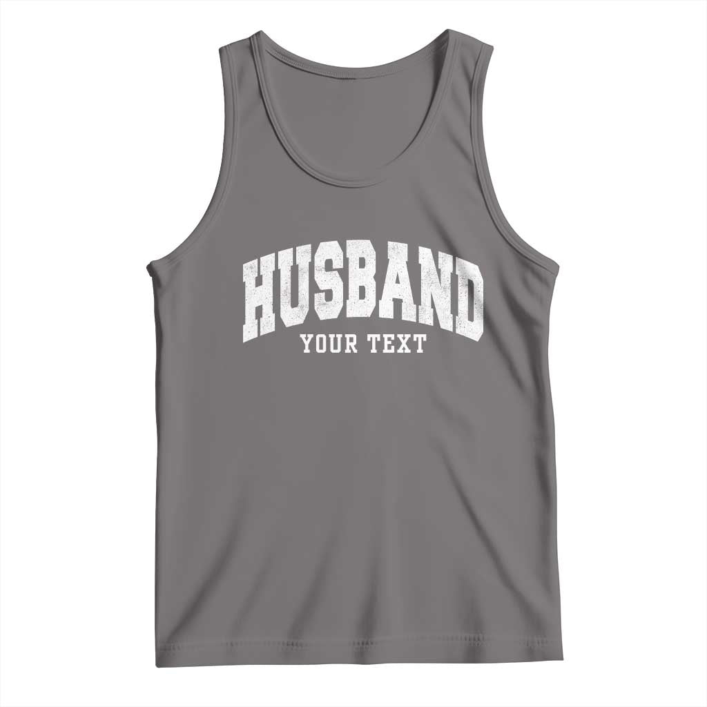 Personalized Husband Tank Top Custom Text Name Hubby Marriage Anniversary Couple Gift