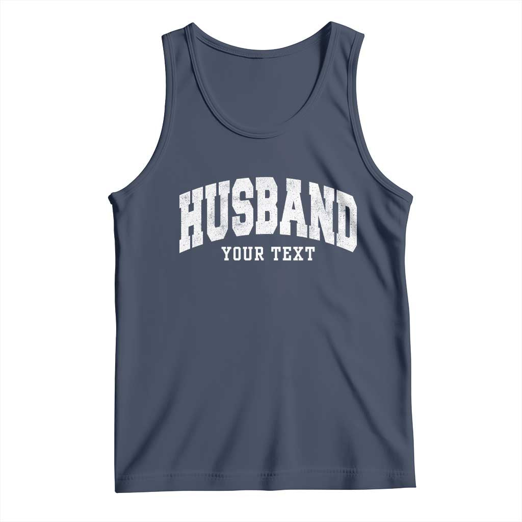 Personalized Husband Tank Top Custom Text Name Hubby Marriage Anniversary Couple Gift