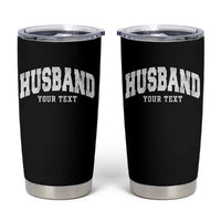 Personalized Husband Tumbler Cup Custom Text Name Hubby Marriage Anniversary Couple Gift