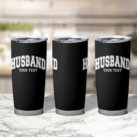 Personalized Husband Tumbler Cup Custom Text Name Hubby Marriage Anniversary Couple Gift