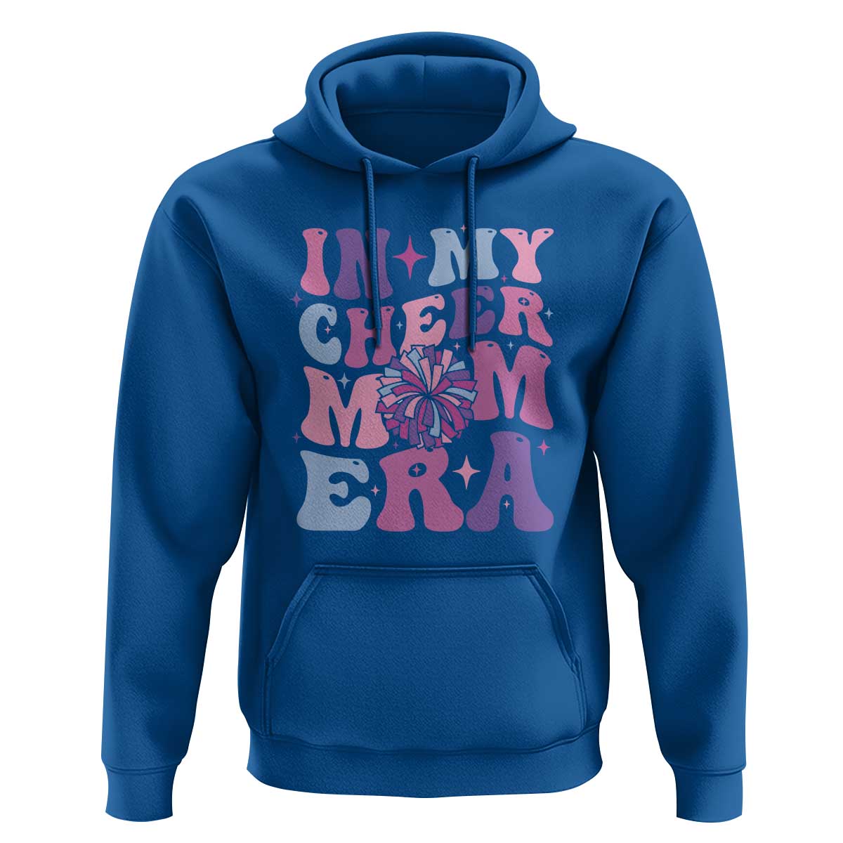 Funny Football Mom Hoodie In My Cheer Mom Era Cheerleader Pompom - Wonder Print Shop