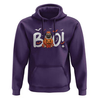 Funny French Bulldog Halloween Hoodie Boo Cute Dog Pumpkin Bat Maple Leaf Pet