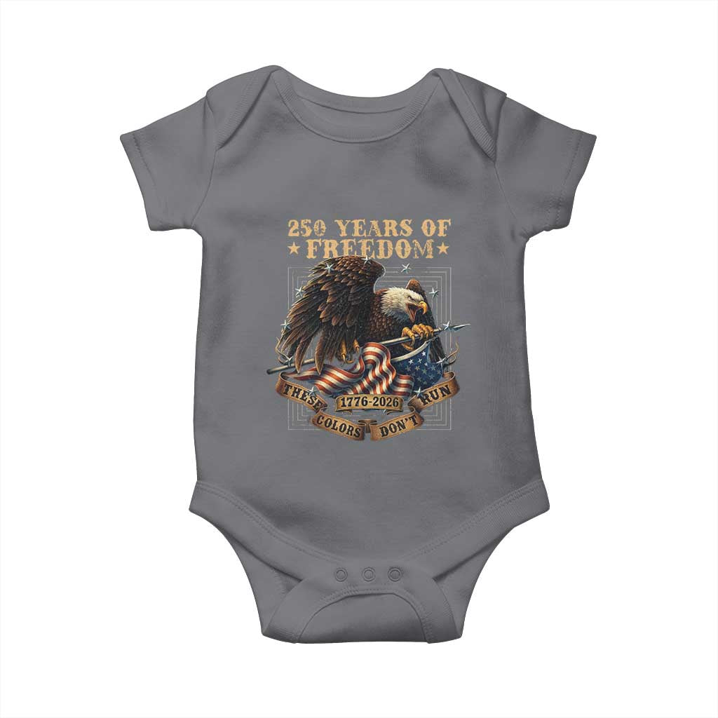 250th American Anniversary Baby Onesie 250 Years Of Freedom Independence American Flag - Wonder Print Shop