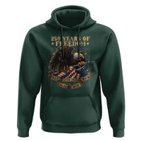 250th American Anniversary Hoodie 250 Years Of Freedom Independence American Flag - Wonder Print Shop