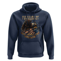 250th American Anniversary Hoodie 250 Years Of Freedom Independence American Flag - Wonder Print Shop