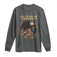 250th American Anniversary Long Sleeve Shirt 250 Years Of Freedom Independence American Flag - Wonder Print Shop