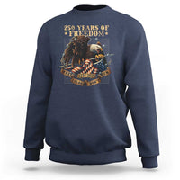 250th American Anniversary Sweatshirt 250 Years Of Freedom Independence American Flag - Wonder Print Shop