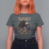 250th American Anniversary T Shirt For Women 250 Years Of Freedom Independence American Flag - Wonder Print Shop