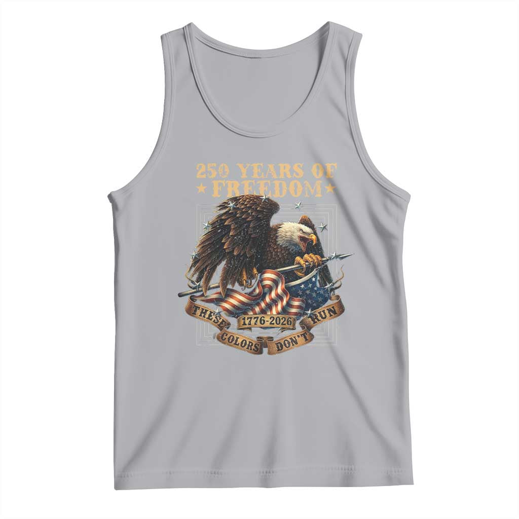250th American Anniversary Tank Top 250 Years Of Freedom Independence American Flag - Wonder Print Shop